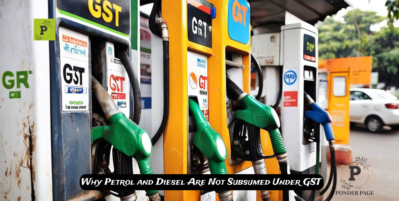 Why Petrol and Diesel Are Not Subsumed Under GST (Goods and Services Tax)?