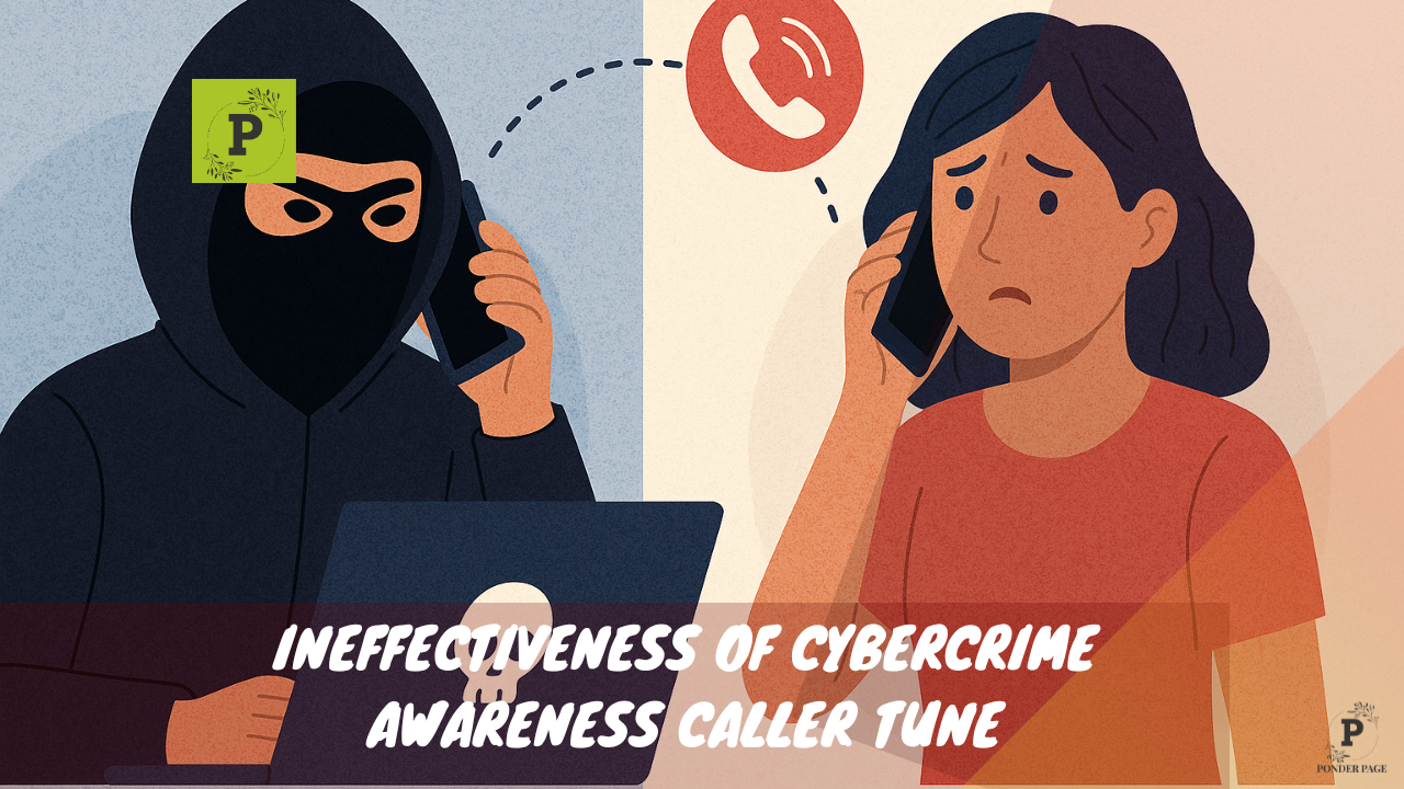 Ineffectiveness of Cybercrime Awareness Caller Tune