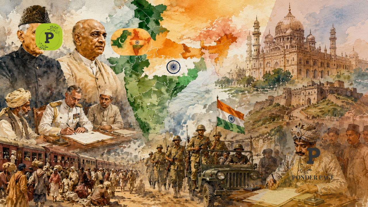 How India Integrated Junagadh and Hyderabad After Partition in 1947